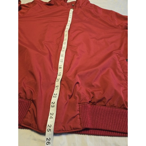 Eddie Bauer Red Full Zip Long Sleeve Windbreaker Jacket Sz XL Mesh Lined Durable - Picture 3 of 7
